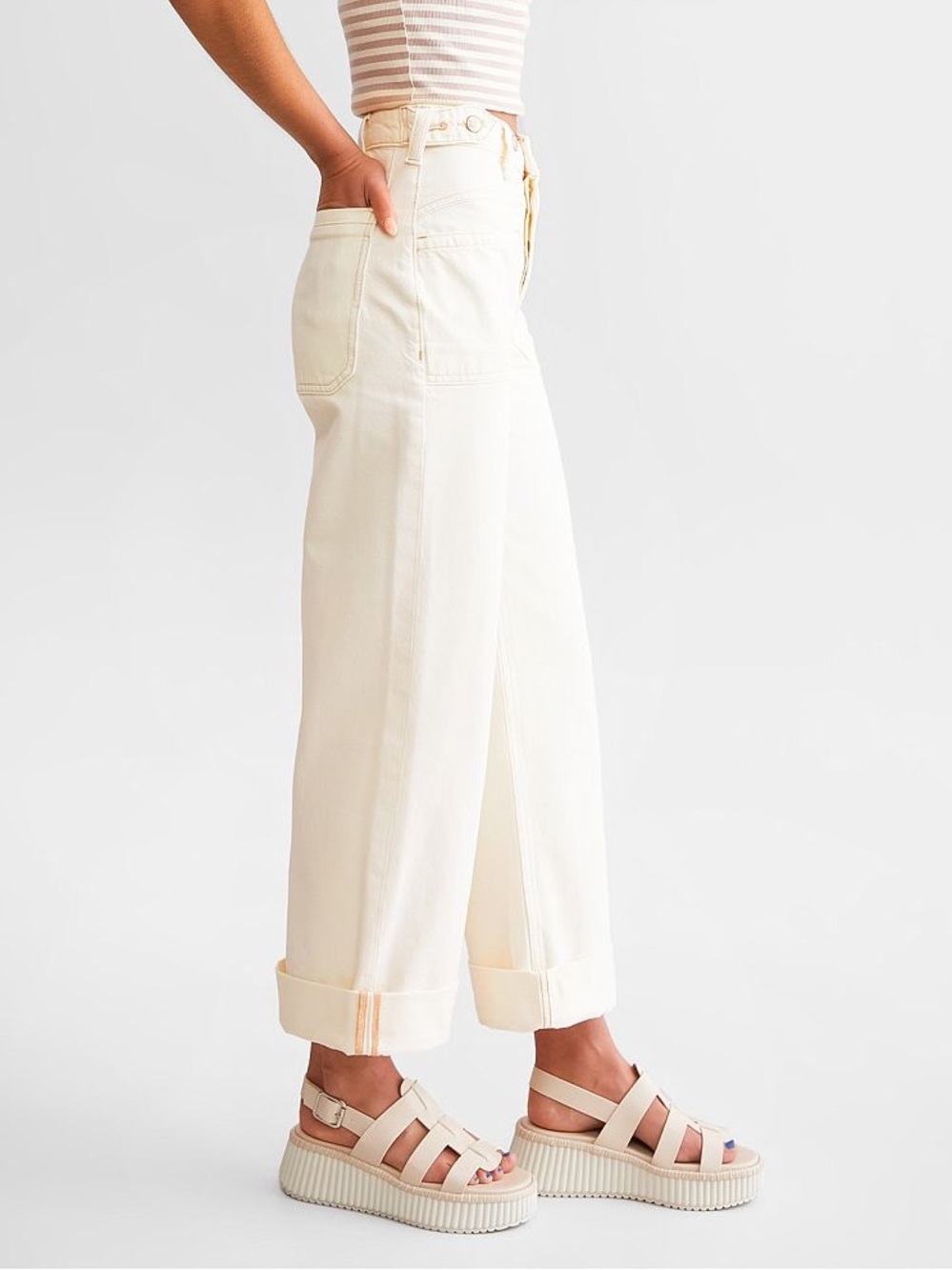 Free People Palmer Wide Leg Jean sz 29 - Picture 2 of 8